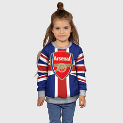 Свитшот детский FC Arsenal: England, цвет: 3D-меланж — фото 2