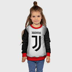 Свитшот детский FC Juventus: Silver Original, цвет: 3D-красный — фото 2