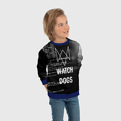 Свитшот детский Watch Dogs: Hacker, цвет: 3D-синий — фото 2