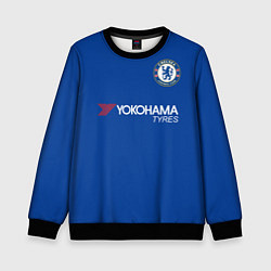 Свитшот детский ФК Челси: Дидье Дрогба 18, цвет: 3D-черный