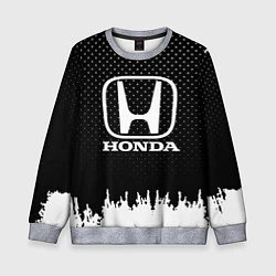Свитшот детский Honda: Black Side, цвет: 3D-меланж