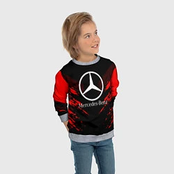 Свитшот детский Mercedes-Benz: Red Anger, цвет: 3D-меланж — фото 2