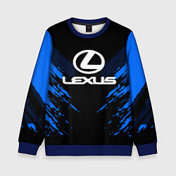 Свитшот детский Lexus: Blue Anger, цвет: 3D-синий