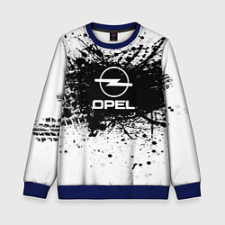 Свитшот детский Opel: Black Spray, цвет: 3D-синий