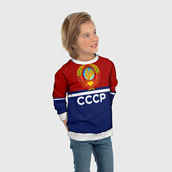 Свитшот детский СССР: Спортсмен, цвет: 3D-белый — фото 2