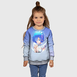 Свитшот детский Рем, цвет: 3D-меланж — фото 2