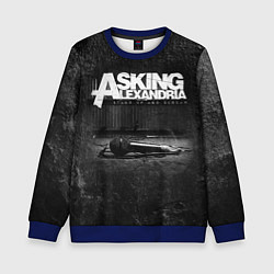 Свитшот детский Asking Alexandria: Black Micro, цвет: 3D-синий