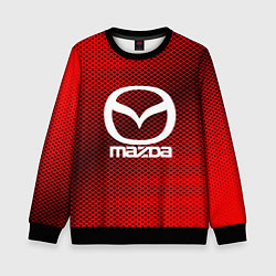 Свитшот детский Mazda: Red Carbon, цвет: 3D-черный