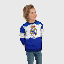 Свитшот детский Real Madrid FC, цвет: 3D-синий — фото 2