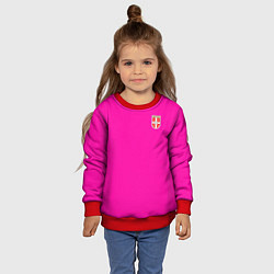 Свитшот детский Сборная Сербии: Домашняя ЧМ-2018, цвет: 3D-красный — фото 2