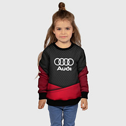 Свитшот детский Audi: Grey Carbon, цвет: 3D-черный — фото 2