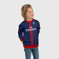 Свитшот детский FC PSG: Home 18-19, цвет: 3D-красный — фото 2