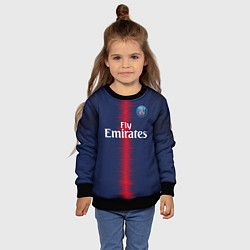 Свитшот детский FC PSG: Home 18-19, цвет: 3D-черный — фото 2