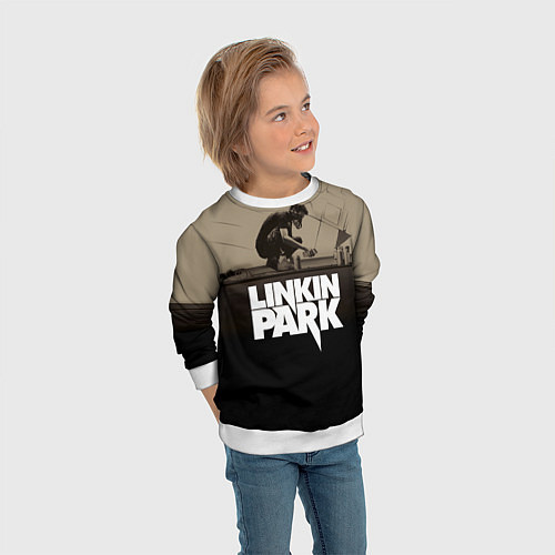 Детский свитшот Linkin Park: Meteora / 3D-Белый – фото 3