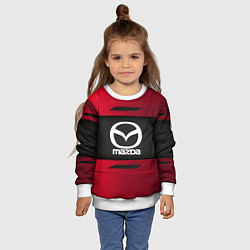 Свитшот детский Mazda Sport, цвет: 3D-белый — фото 2