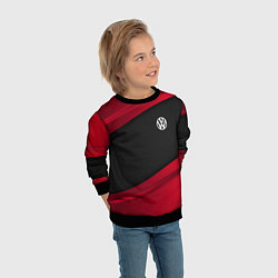 Свитшот детский Volkswagen: Red Sport, цвет: 3D-черный — фото 2