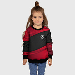 Свитшот детский Mercedes Benz: Red Sport, цвет: 3D-черный — фото 2
