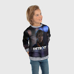 Свитшот детский Detroit: Kara, цвет: 3D-меланж — фото 2