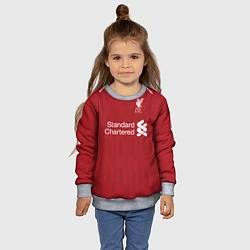 Свитшот детский FC Liverpool: Salah Home 18/19, цвет: 3D-меланж — фото 2