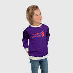 Свитшот детский FC Liverpool Away 18-19, цвет: 3D-белый — фото 2