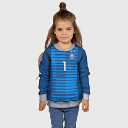 Свитшот детский Нойер ЧМ-2018, цвет: 3D-меланж — фото 2