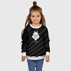 Свитшот детский Cs:go - G2 ESPORTS 2022, цвет: 3D-белый — фото 2