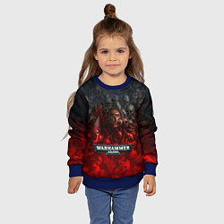 Свитшот детский Warhammer 40000: Dawn Of War, цвет: 3D-синий — фото 2