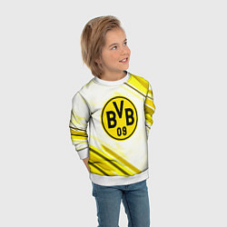 Свитшот детский Borussia, цвет: 3D-белый — фото 2