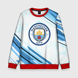 Свитшот детский Manchester city, цвет: 3D-красный