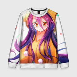 Свитшот детский No Game No Life, цвет: 3D-белый