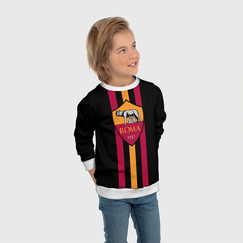 Детский свитшот FC Roma 1927 / 3D-Белый – фото 3