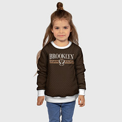 Свитшот детский Brooklyn Style, цвет: 3D-белый — фото 2