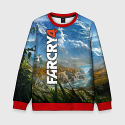 Свитшот детский Far Cry 4: Ice Mountains, цвет: 3D-красный