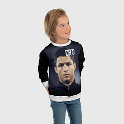 Свитшот детский RONALDO CR7, цвет: 3D-белый — фото 2