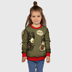 Свитшот детский Wilson outcast, цвет: 3D-красный — фото 2