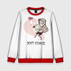 Свитшот детский Don't Starve: Wendy, цвет: 3D-красный