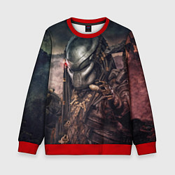 Свитшот детский Merciless Predator, цвет: 3D-красный