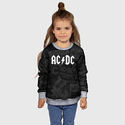 Свитшот детский AC/DC: Black Rock, цвет: 3D-меланж — фото 2
