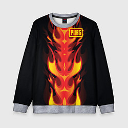 Детский свитшот PUBG: Hell Flame