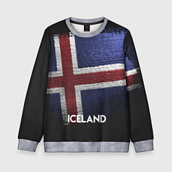 Свитшот детский Iceland Style, цвет: 3D-меланж