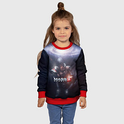 Свитшот детский Mass Effect 3, цвет: 3D-красный — фото 2