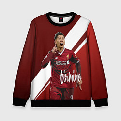 Свитшот детский Roberto Firmino, цвет: 3D-черный