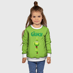 Свитшот детский The Grinch, цвет: 3D-белый — фото 2