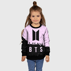 Свитшот детский BTS Boys, цвет: 3D-черный — фото 2