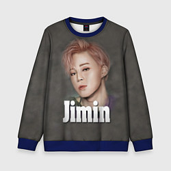 Свитшот детский BTS Jimin, цвет: 3D-синий