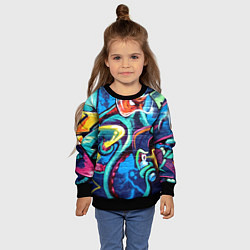 Свитшот детский Street Fashion, цвет: 3D-черный — фото 2