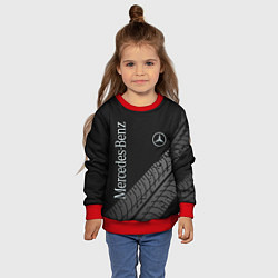 Свитшот детский Mercedes AMG: Street Style, цвет: 3D-красный — фото 2