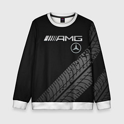 Свитшот детский Mercedes AMG: Street Racing, цвет: 3D-белый