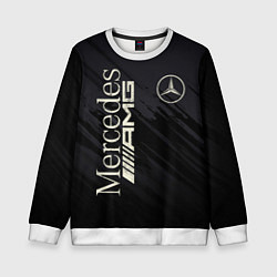 Свитшот детский Mercedes AMG: Black Edition, цвет: 3D-белый