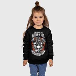 Свитшот детский Original wheels of fire, цвет: 3D-черный — фото 2